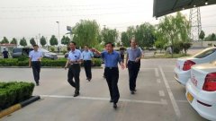 德州市政法委领导莅临“市见义勇为”副会长单位华达集团视察工作